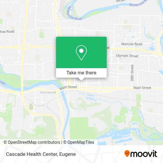 Cascade Health Center map