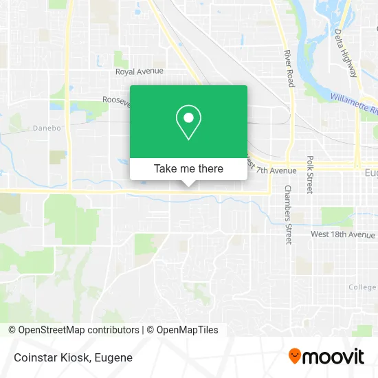 Coinstar Kiosk map