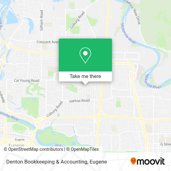 Denton Bookkeeping & Accounting map
