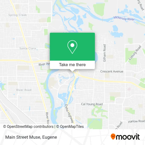 Main Street Muse map
