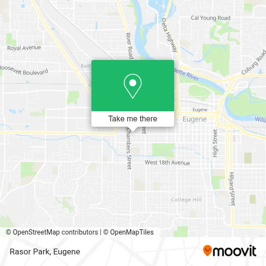 Rasor Park map