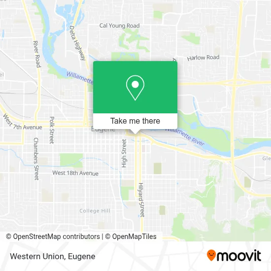 Western Union map