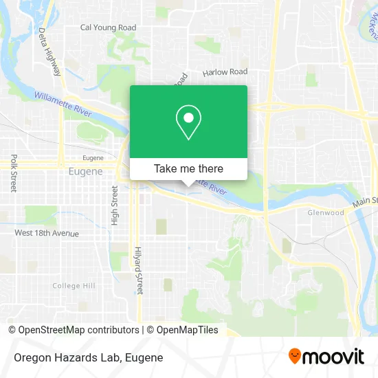 Oregon Hazards Lab map