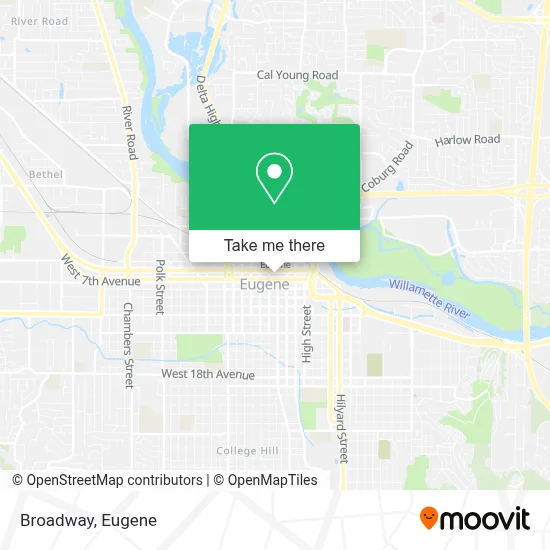Broadway map