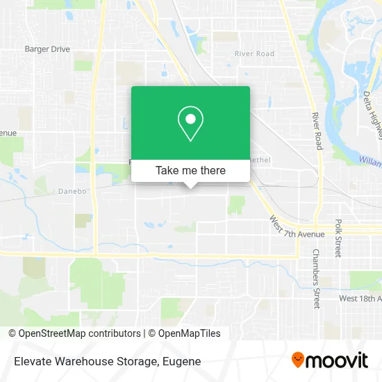 Elevate Warehouse Storage map