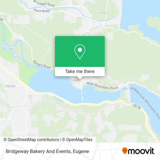 Bridgeway Bakery And Events map