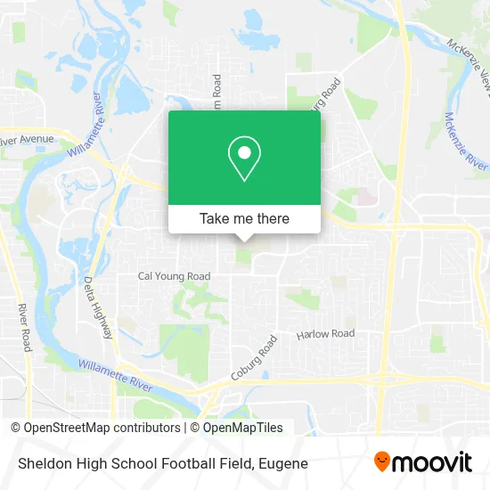 Sheldon High School Football Field map