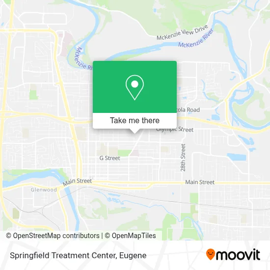 Springfield Treatment Center map