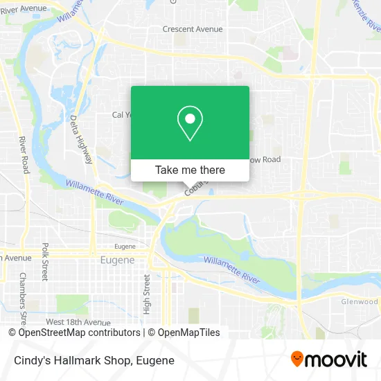 Cindy's Hallmark Shop map