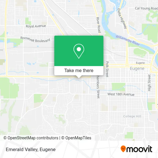 Emerald Valley map