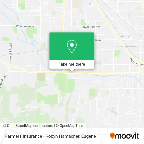 Farmers Insurance - Robyn Hamacher map