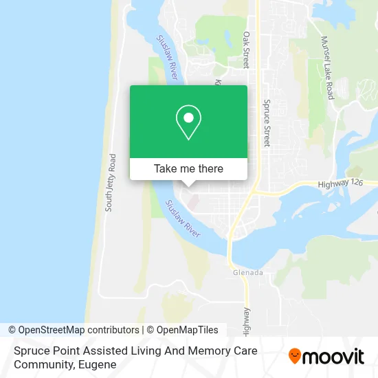 Spruce Point Assisted Living And Memory Care Community map
