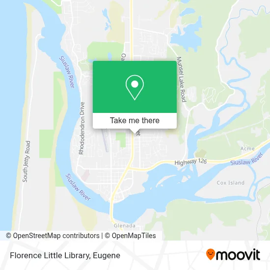 Florence Little Library map