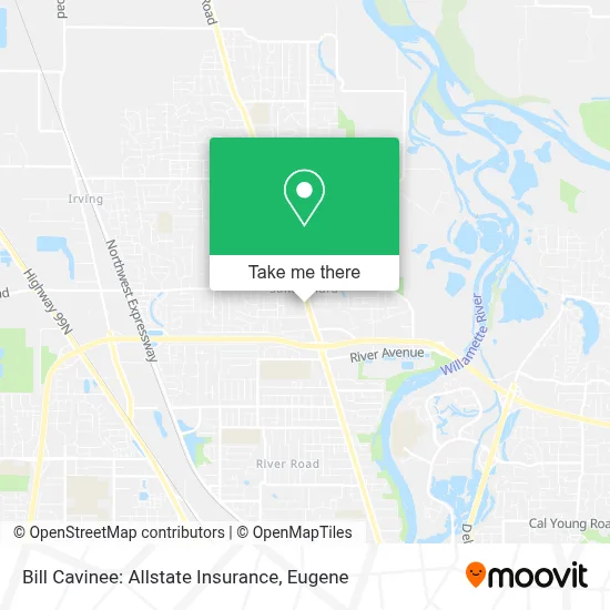 Bill Cavinee: Allstate Insurance map