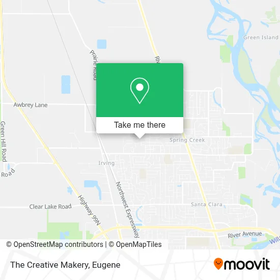 The Creative Makery map