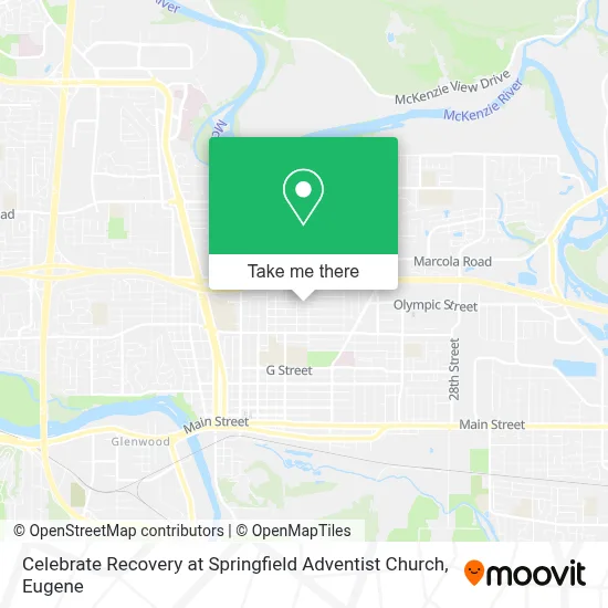 Celebrate Recovery at Springfield Adventist Church map
