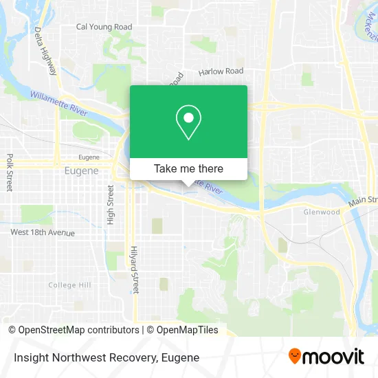 Insight Northwest Recovery map