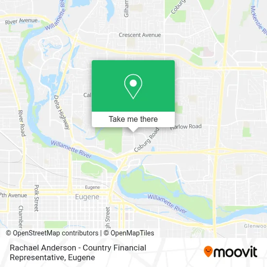 Rachael Anderson - Country Financial Representative map