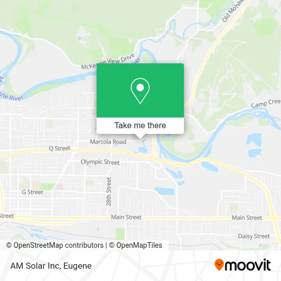 AM Solar Inc map