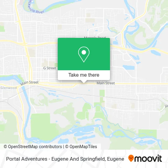 Portal Adventures - Eugene And Springfield map