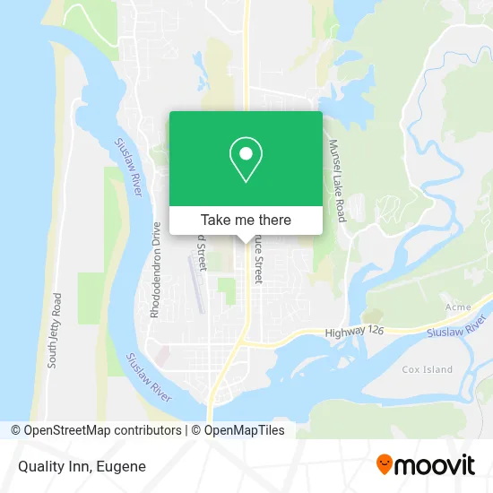 Quality Inn map