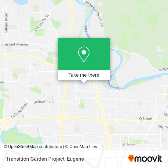 Transition Garden Project map
