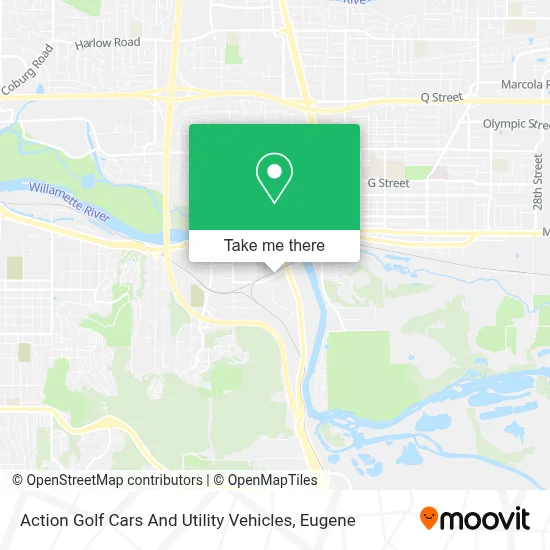 Action Golf Cars And Utility Vehicles map