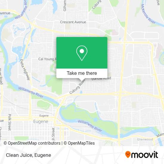 Clean Juice map
