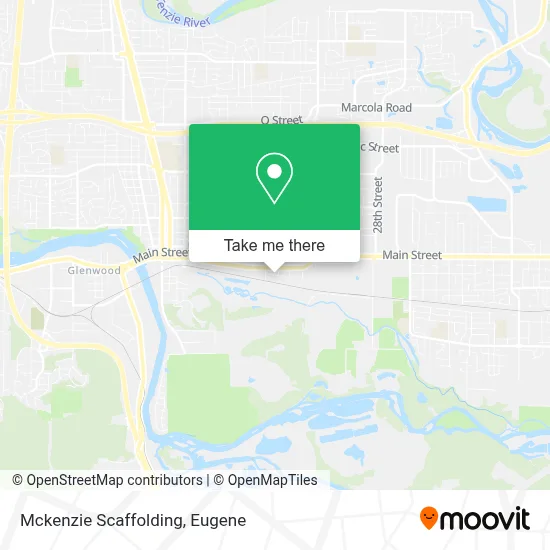 Mckenzie Scaffolding map