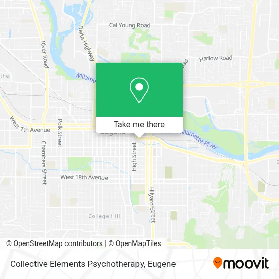 Collective Elements Psychotherapy map