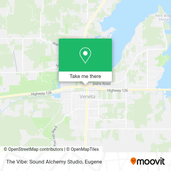 The Vibe: Sound Alchemy Studio map
