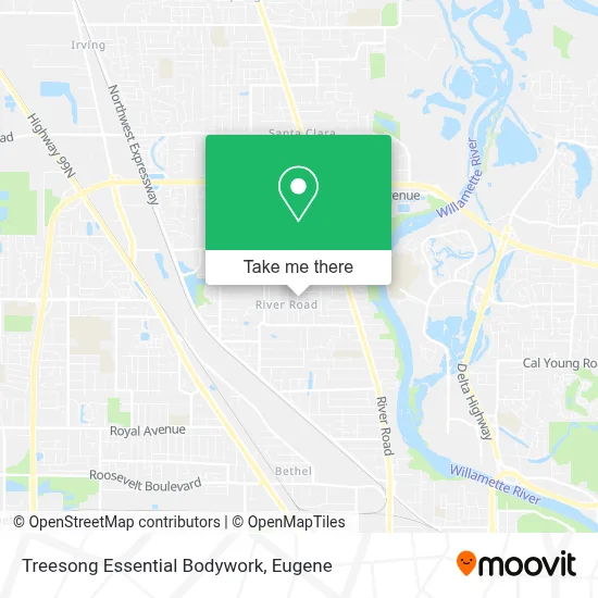 Treesong Essential Bodywork map
