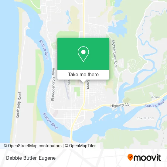 Debbie Butler map