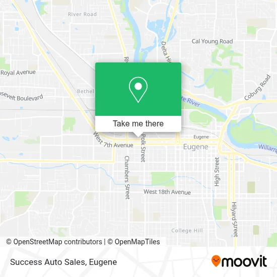 Success Auto Sales map
