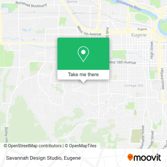 Savannah Design Studio map