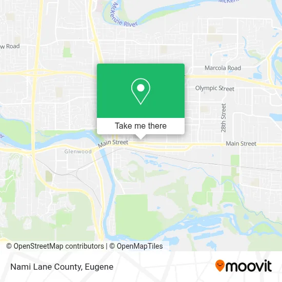 Nami Lane County map