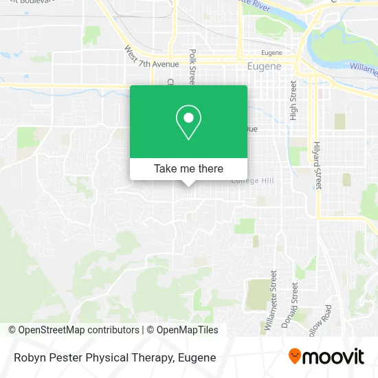Robyn Pester Physical Therapy map