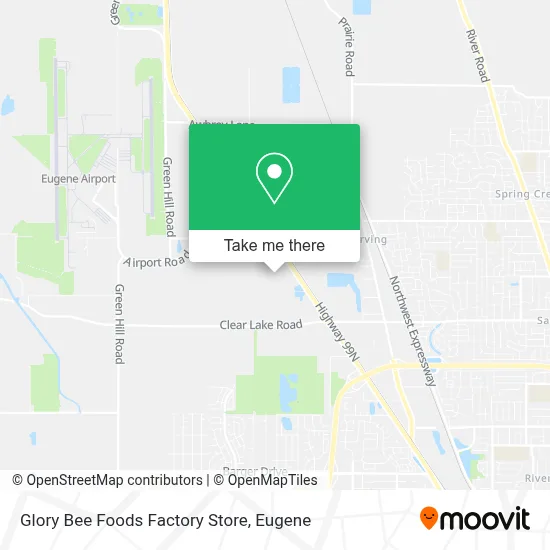 Glory Bee Foods Factory Store map