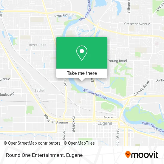 Round One Entertainment map
