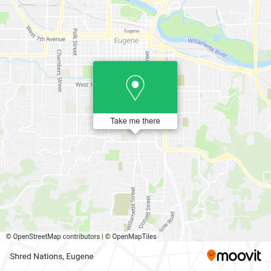Shred Nations map