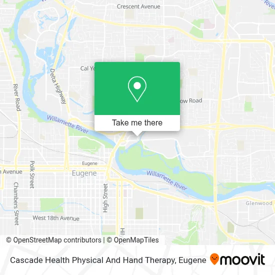 Cascade Health Physical And Hand Therapy map