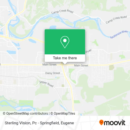 Sterling Vision, Pc - Springfield map