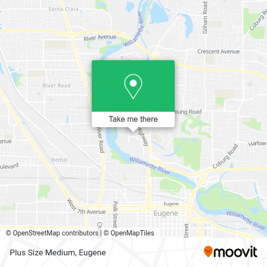 Plus Size Medium map