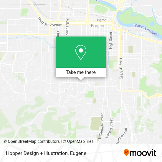 Hopper Design + Illustration map