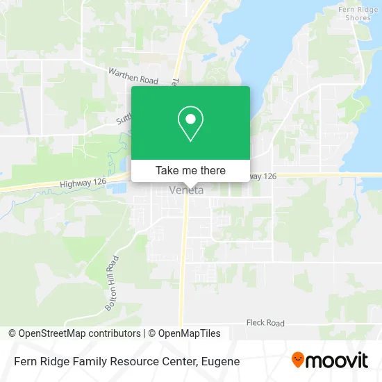 Fern Ridge Family Resource Center map