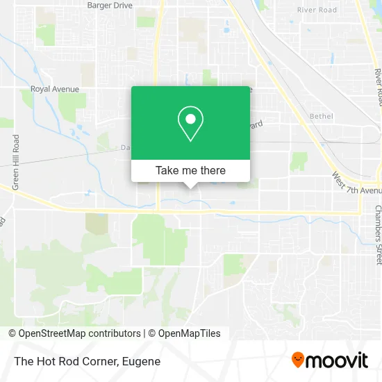 The Hot Rod Corner map