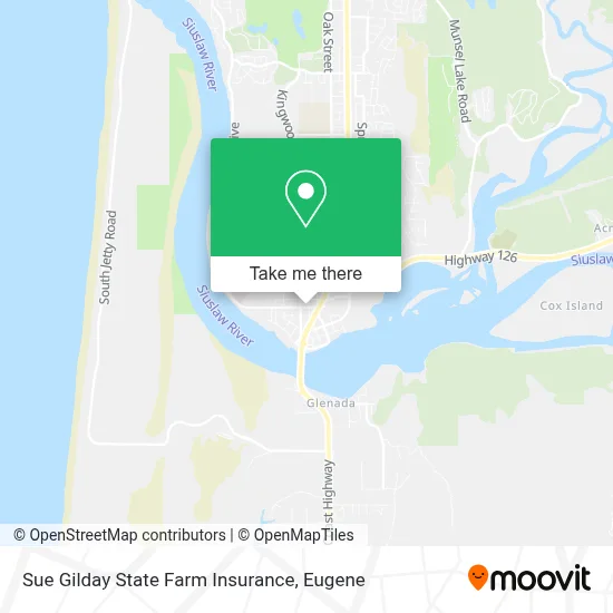 Sue Gilday State Farm Insurance map