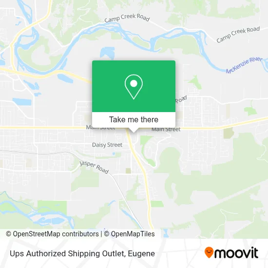 Ups Authorized Shipping Outlet map