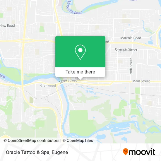 Oracle Tattoo & Spa map