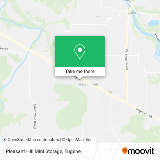 Pleasant Hill Mini Storage map